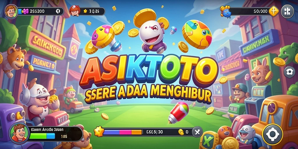 Tampilan gameplay ASIKTOTO yang penuh warna dan menarik.