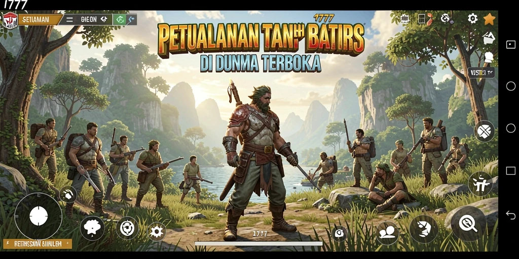 Screenshot gameplay L777 menggambarkan petualangan di dunia terbuka yang menakjubkan.