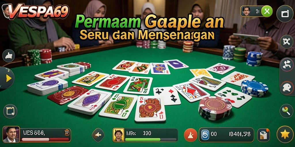 Tampilan gameplay menarik dalam VESPA69 yang penuh strategi.